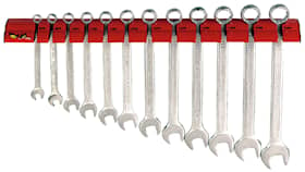 Teng Tools U-ringnyckelsats WRSP12 8-19mm, väggställ 12 delar