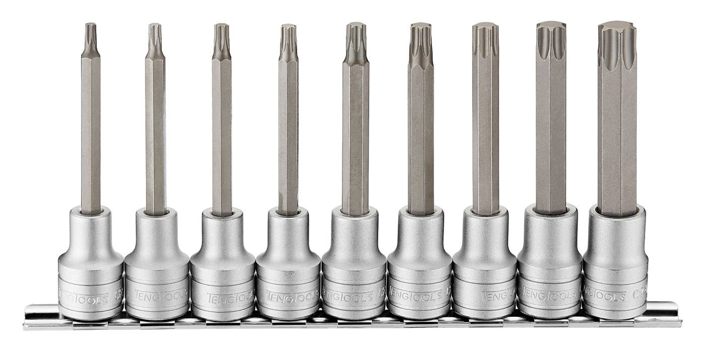 Teng Tools Bitshylsa i sats M1209 1/2 Ribe 04-13 9 delar