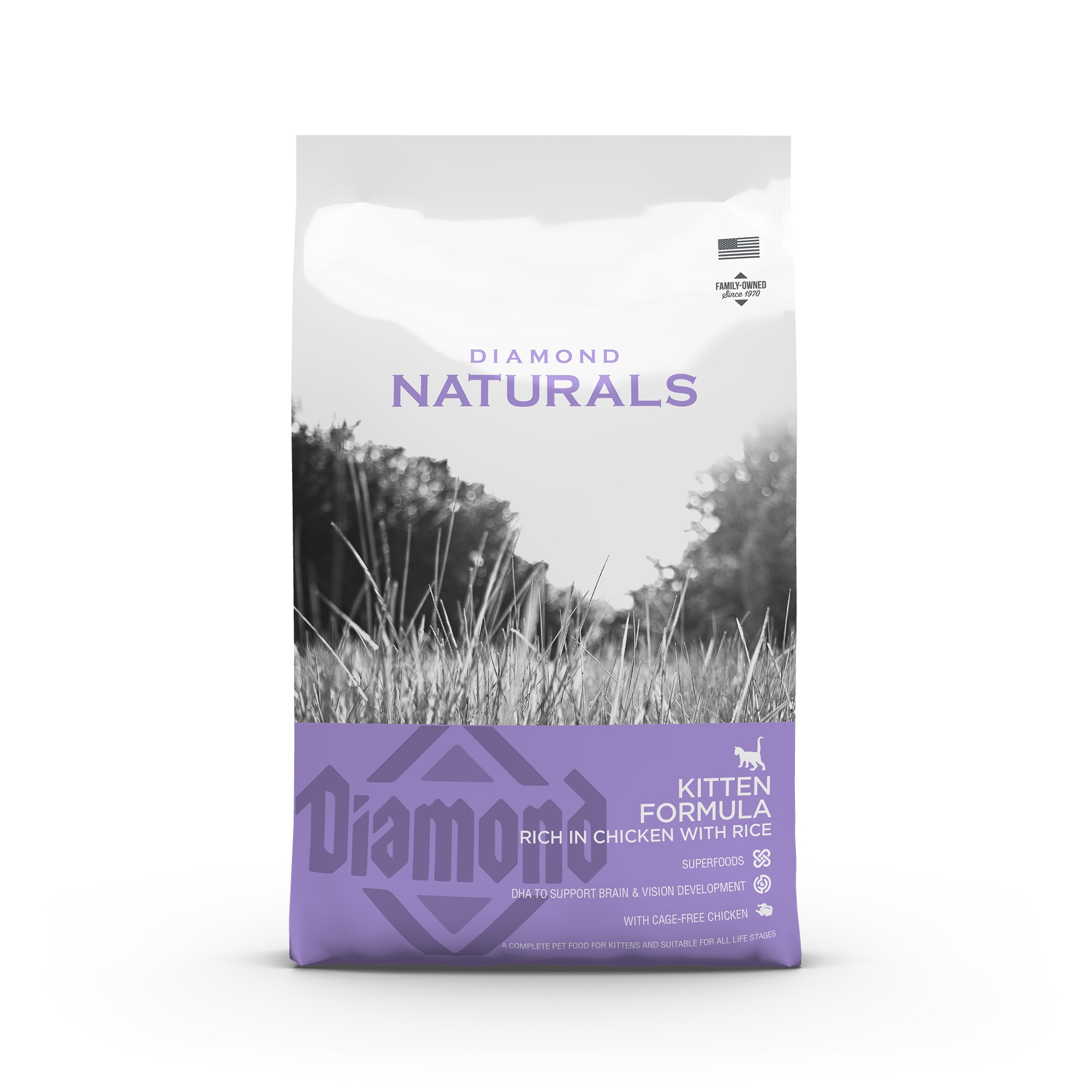 Diamond Naturals Kitten Chicken with rice 7,5kg