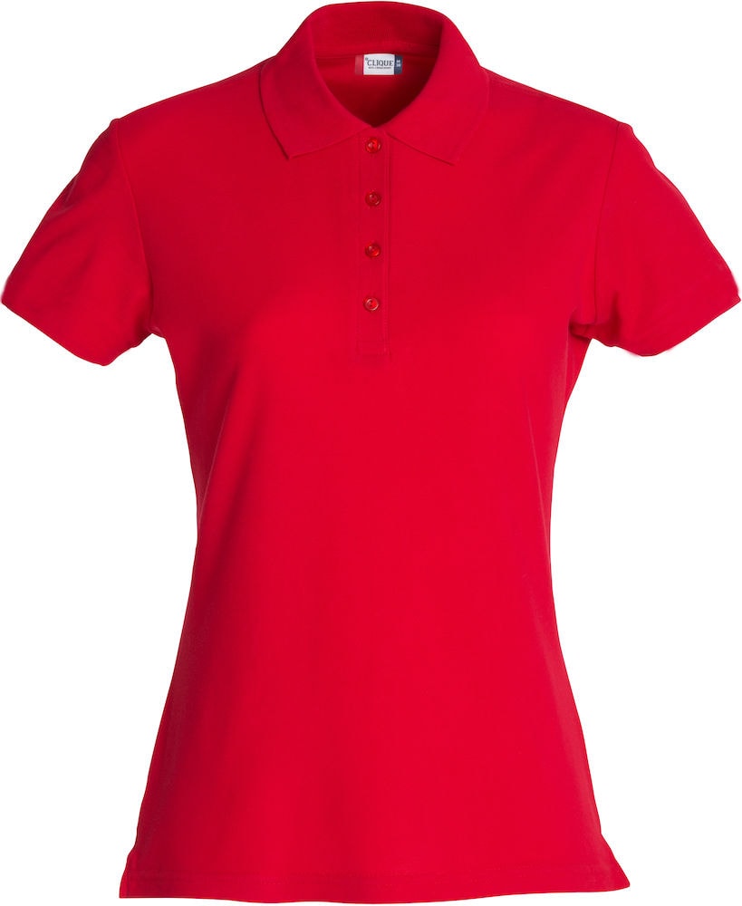Clique Poloskjorte Dame Rød 2XL