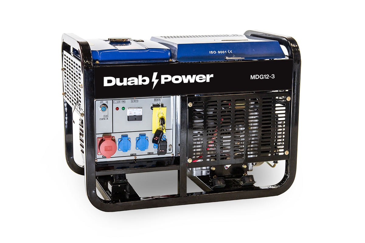DUAB-POWER Aggregaatti MDG12-3 3-vaihe diesel kaukokäynnistys