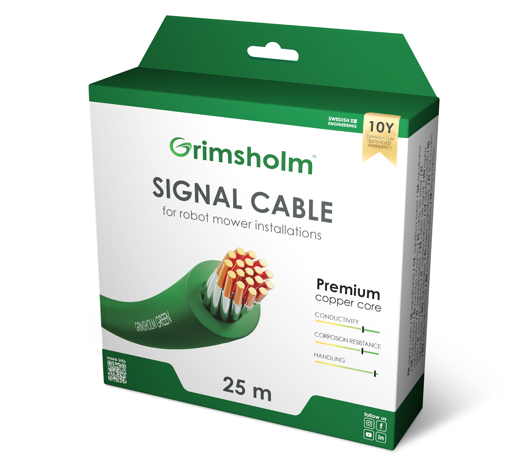 Grimsholm Premium Signalkabel 25m