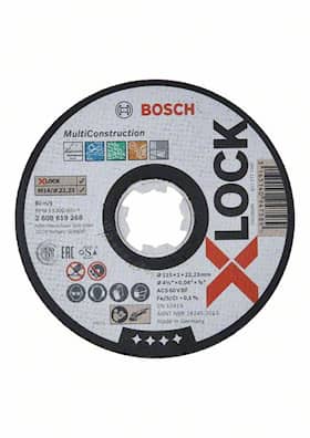Bosch Kapskiva Multi Material 115x1,0x22,23mm X-Lock ACS60V Typ 41