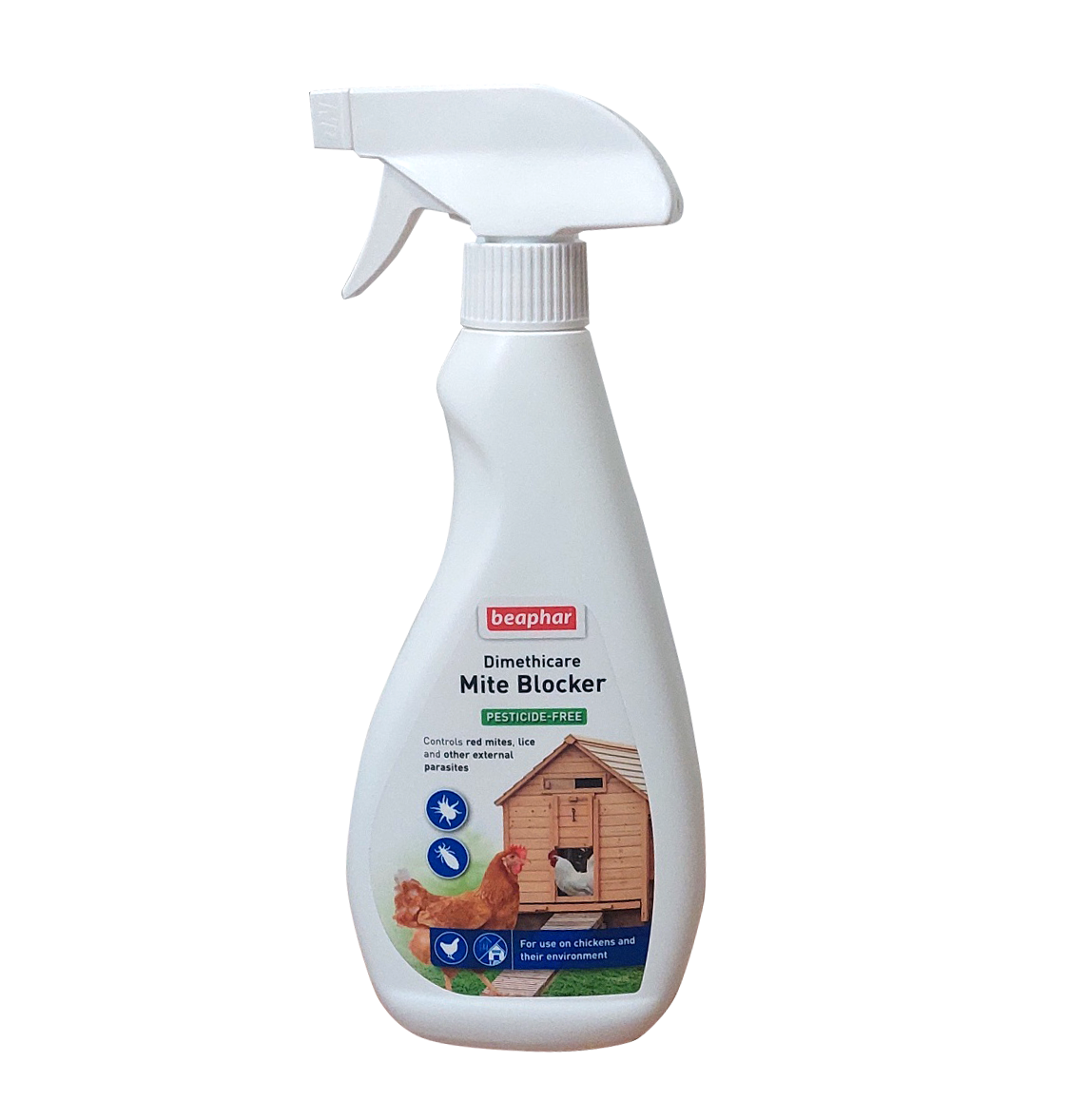 Beaphar Kvalsterblockerare Combi fjäderfä, spray 500ml