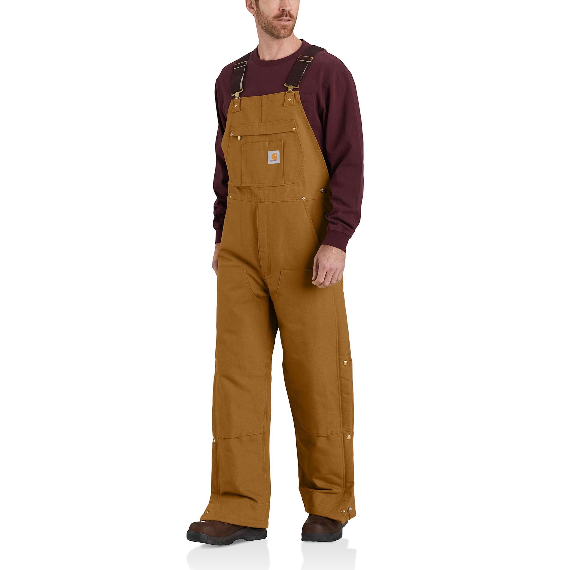 Carhartt Insulated Bib Overall Herr Carhartt® Brown XXL
