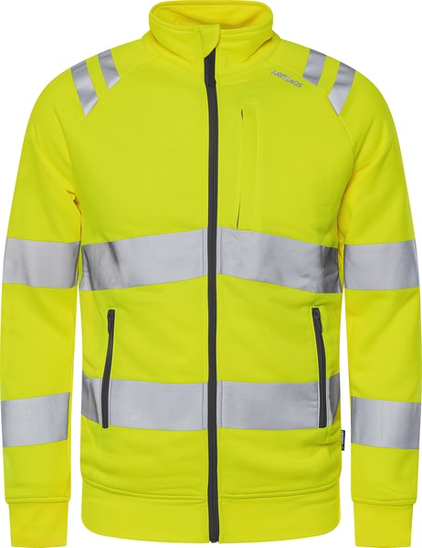 Fristads Sweatshirtjacka Klass 3 7863 GPSW Varselorange M