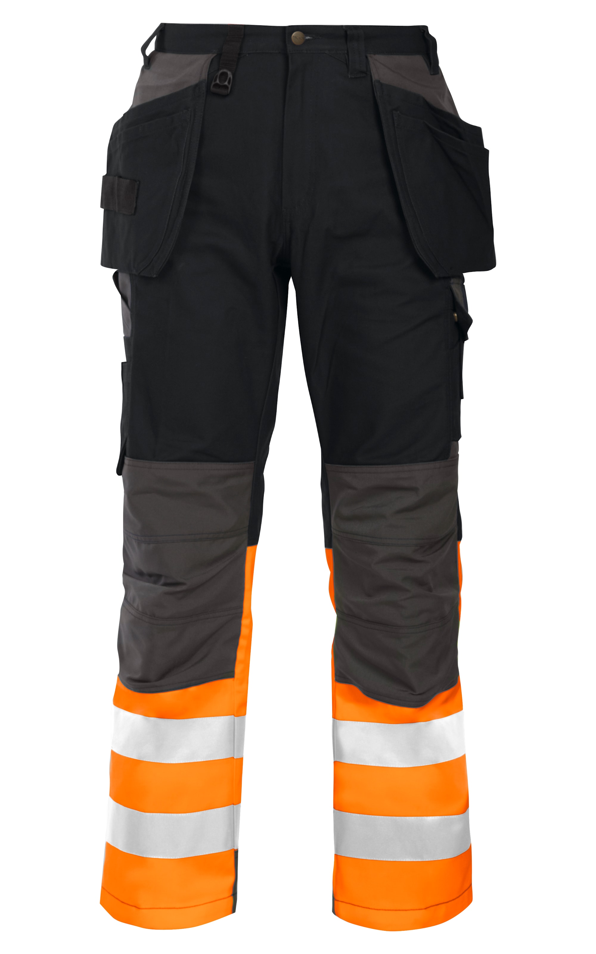 ProJob 6522 Håndverksbukse En Iso 20471 Kl 1 - Orange/Black - D112