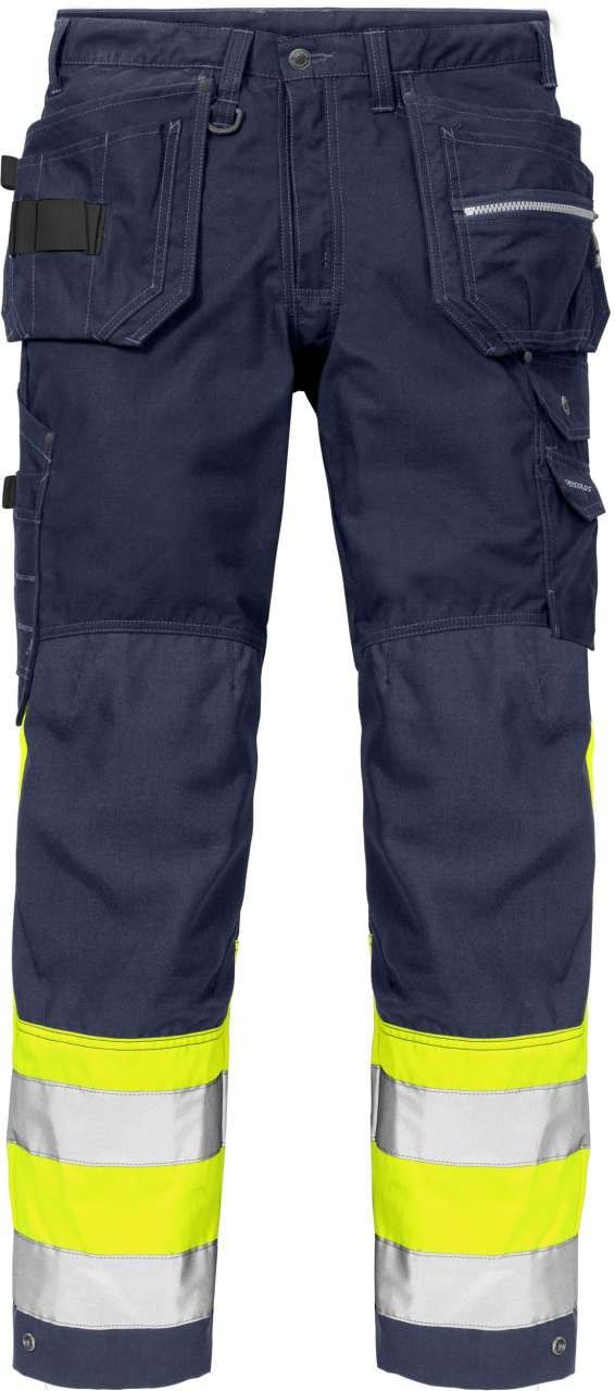 Fristads Hantverkarbyxa 2093 NYC, Klass 1 Varsel Gul/Svart C48