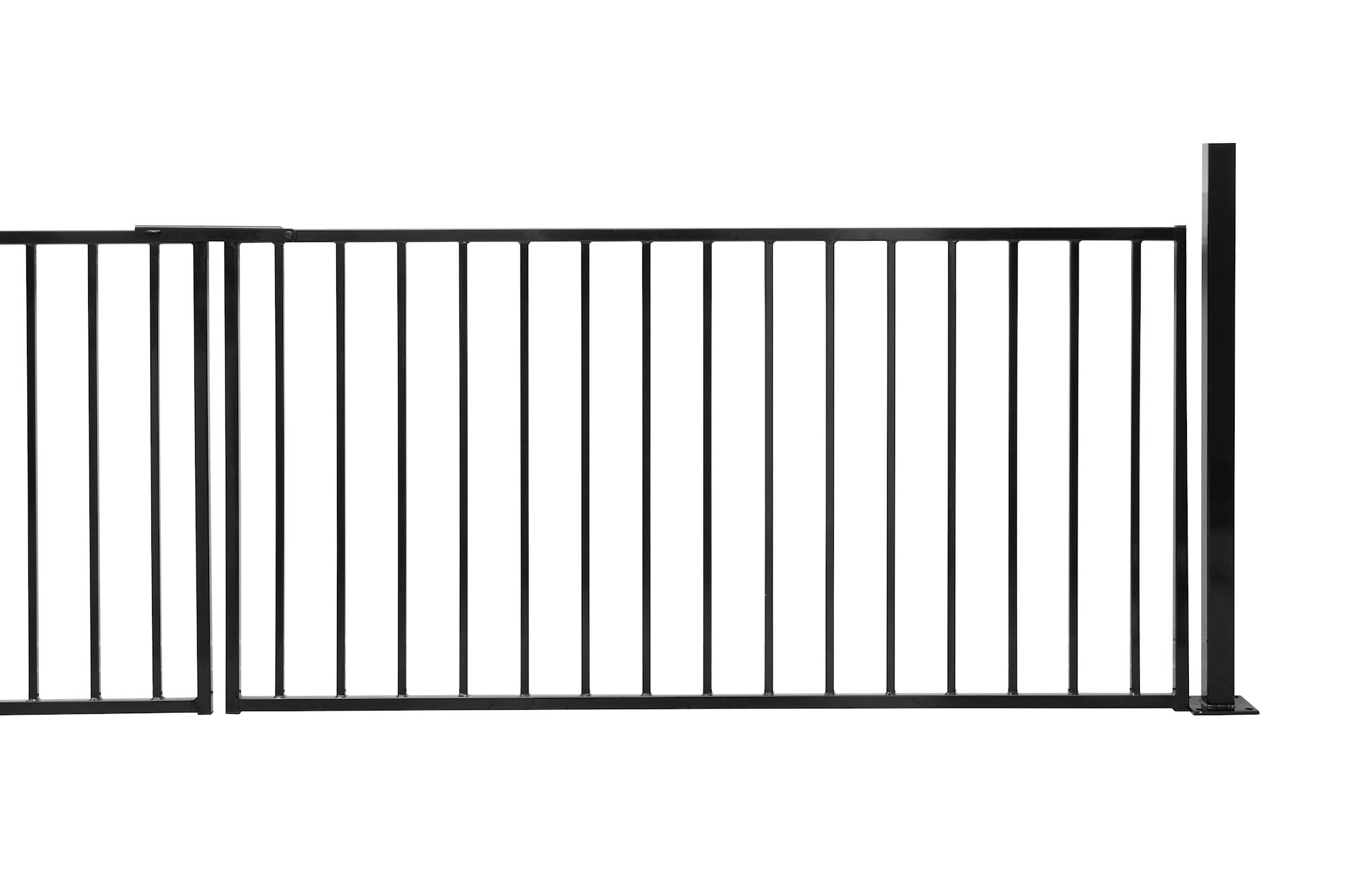 Skotte Garden Klassisk Dubbelgrind Klassisk 360X90 cm Komplett Svart