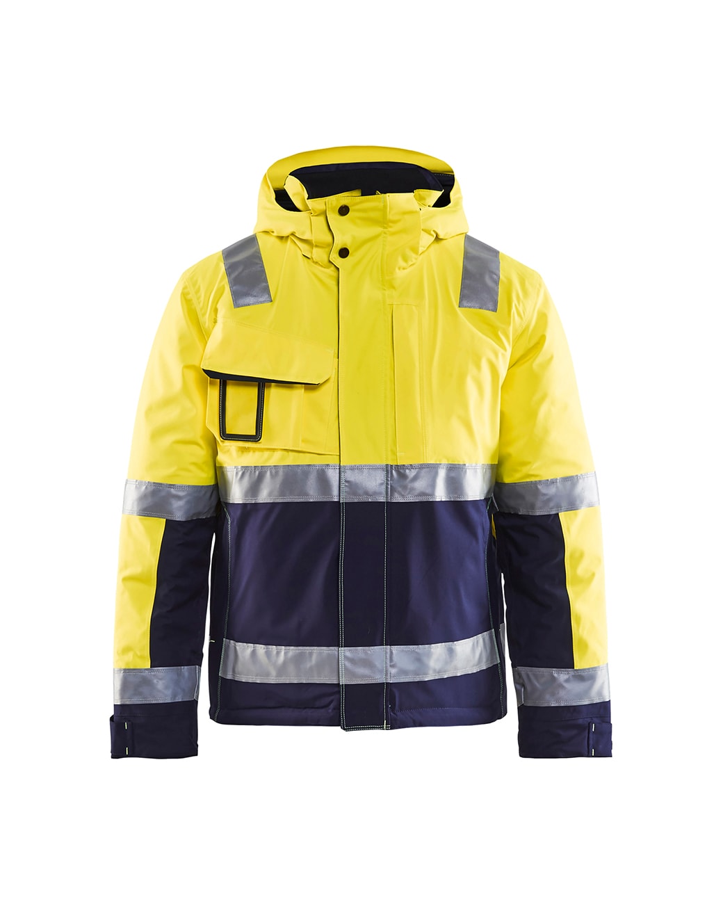 Blåkläder Vinterjakke Varsel - Gul/marineblå - XXXL