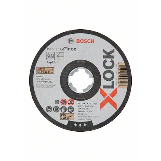Bosch Kapskiva Standard for Inox X-Lock WA60T Typ 41 10-pack