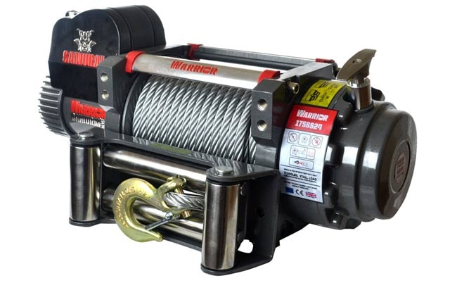 Warrior Winches Vinsj Samurai 17500 lb Heavy Duty, 12V stålvaier
