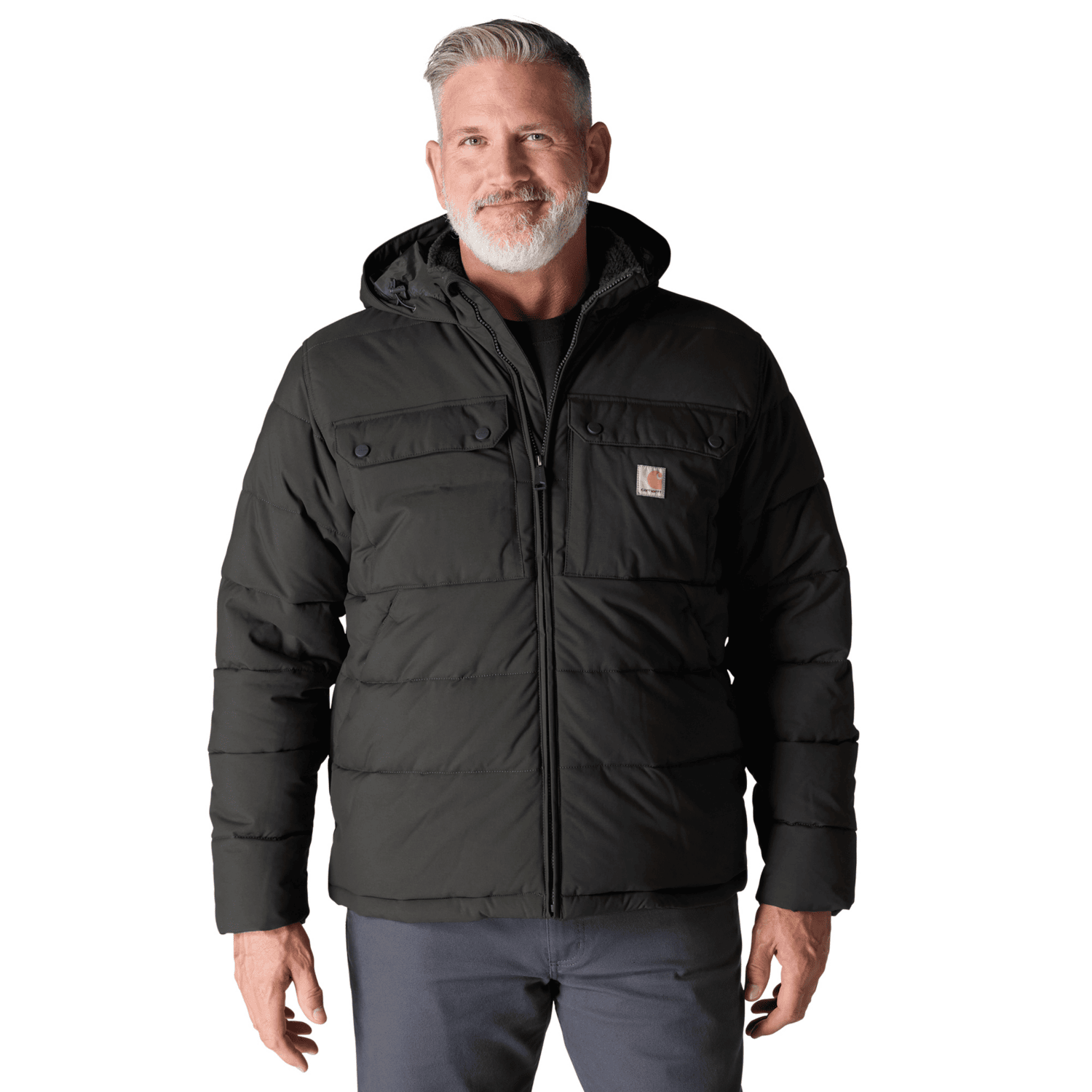 Carhartt Montana Loose Fit Insulated Jacka Herr Black 2XL