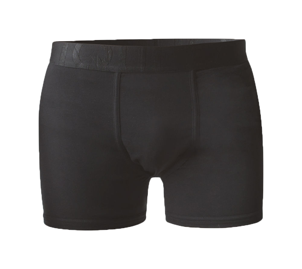 Bambu Boxer Unterhose - Lange Beine Schwarz