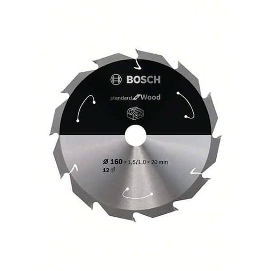 Bosch Standard for Wood-rundsavklinge til batteridrevne save 160x1,5/1x20 T12