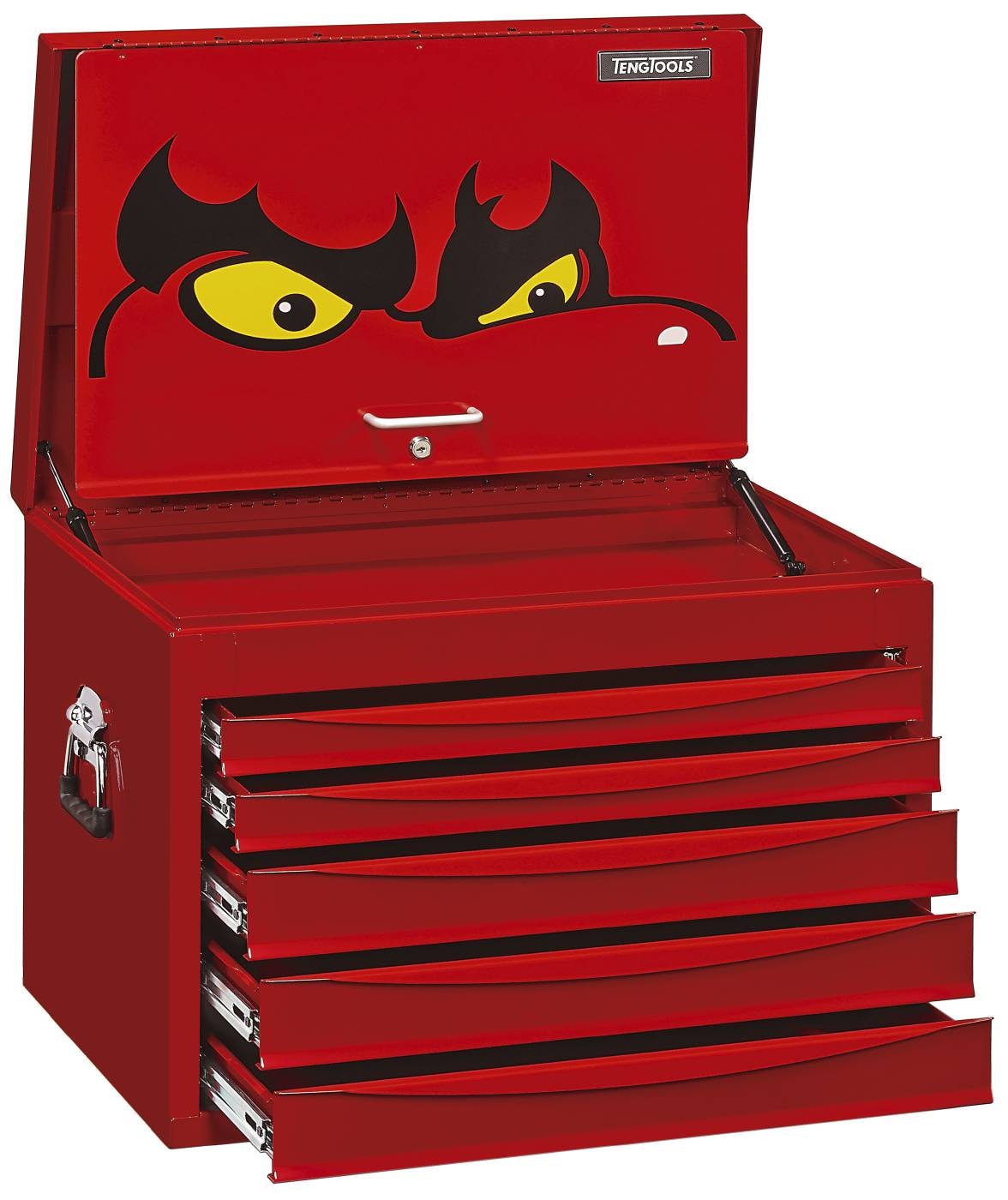 Teng Tools Topplåda TC805SV 5 lådor, röd