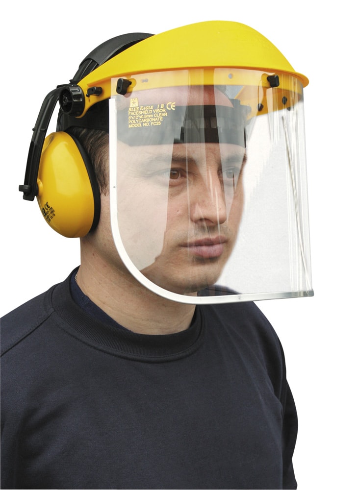 Duab beskyttelsesvisir med hørselvern