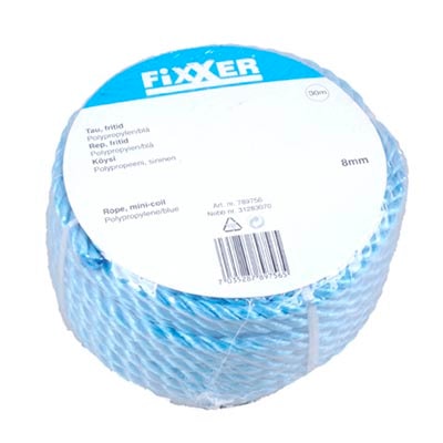 Duab tauverk universal blå 6 mm 30 m