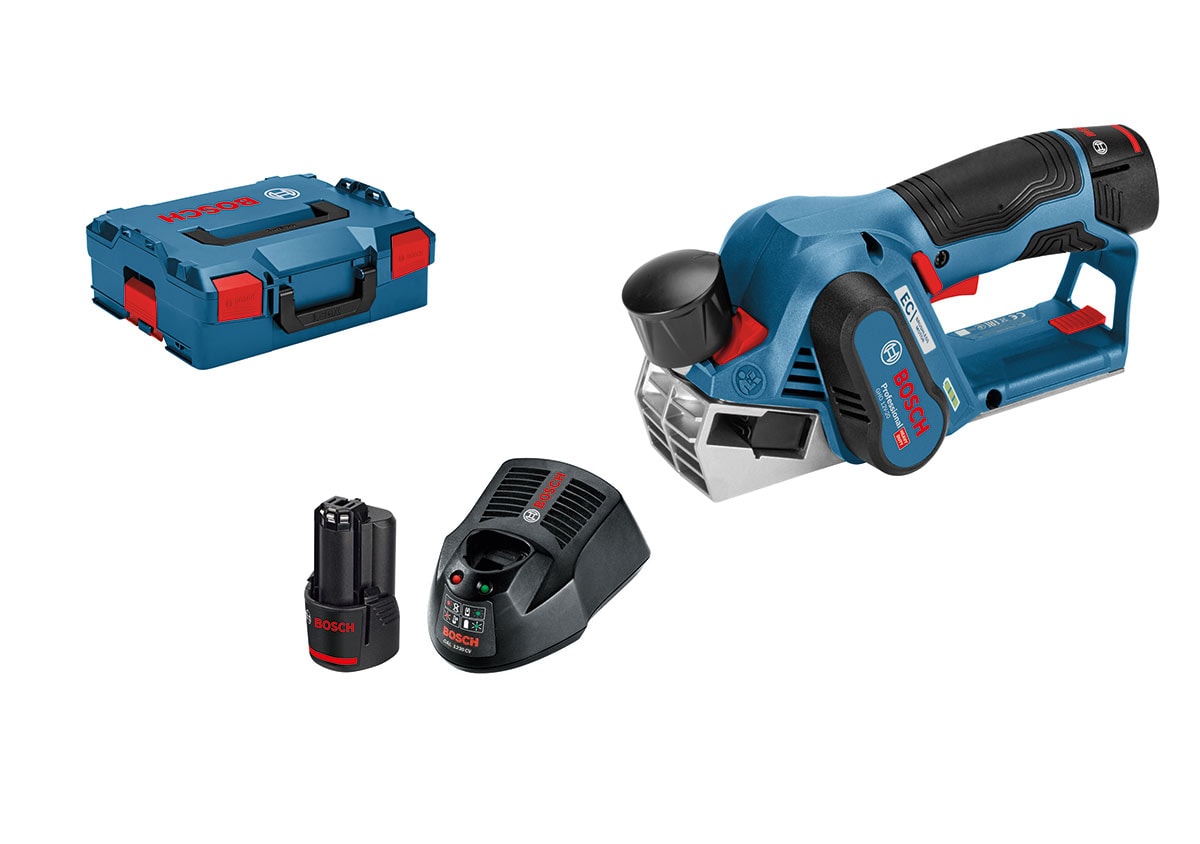Bosch GHO 12V-20 2X3,0Ah L-Boxx Elektrohobel