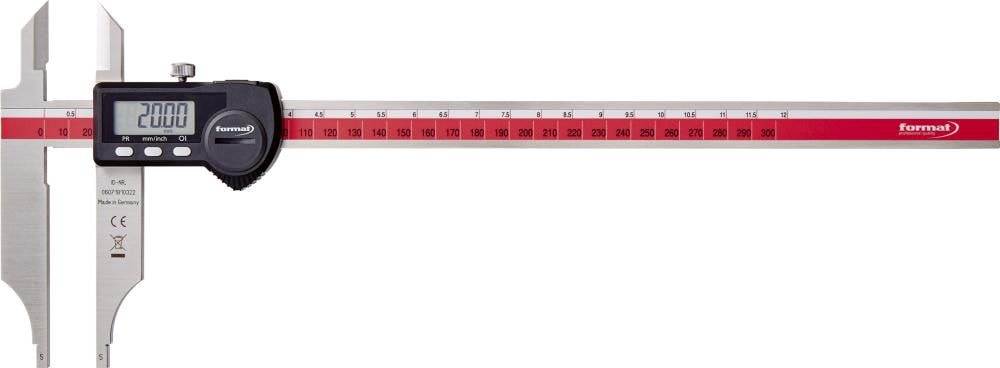 Format Digitalt universalskjutmått 500mm med mätknivar, datauttag