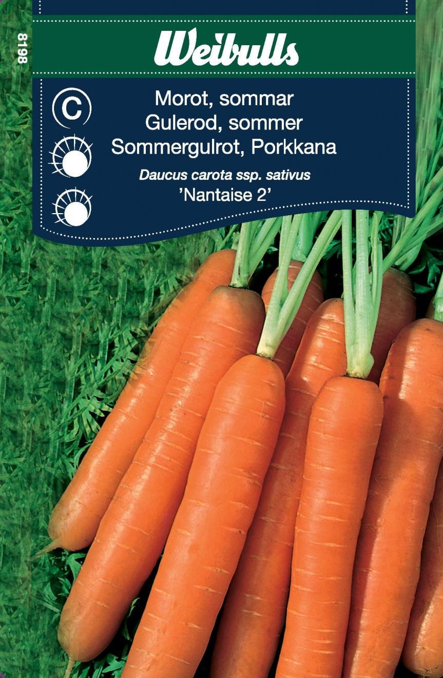 Weibulls Morot Sommar Nantaise 2 Frö