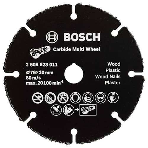 Bosch Kapskiva Carbide Multi Wheel HM 76x10mm