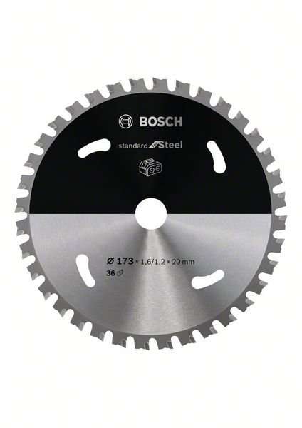 Bosch Sägeblatt Standard für Stahl 173x1,6/1,2x20mm 36Z