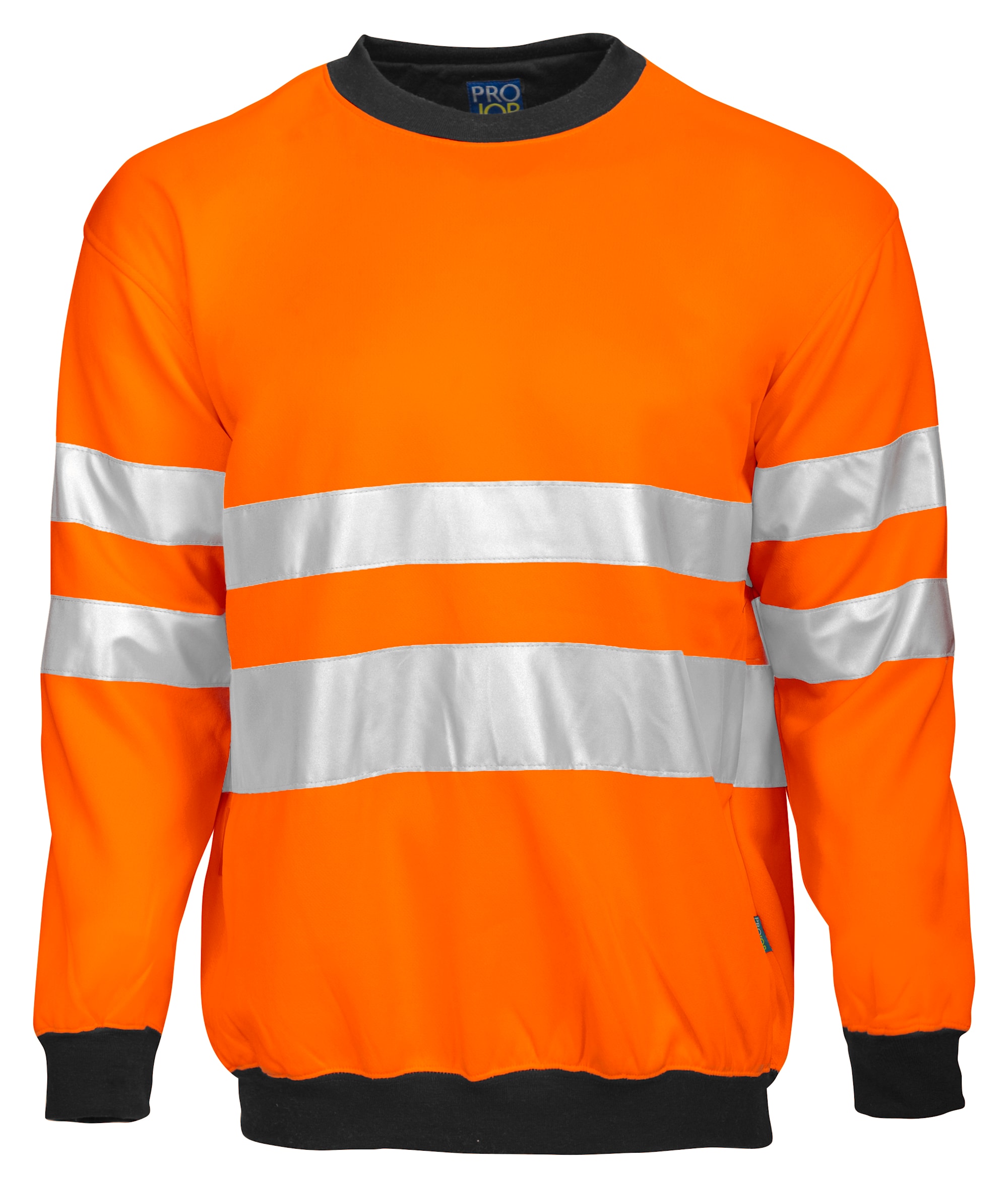 ProJob 6101 Sweatshirt Kl 3 Oransje/Svart XS