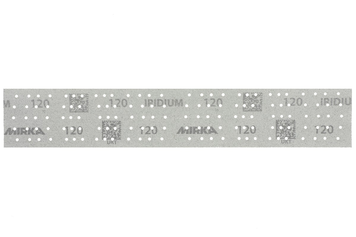 Mirka Slippapper Iridium 70x400mm Grip 140H Perf 400 Grå 100-pack