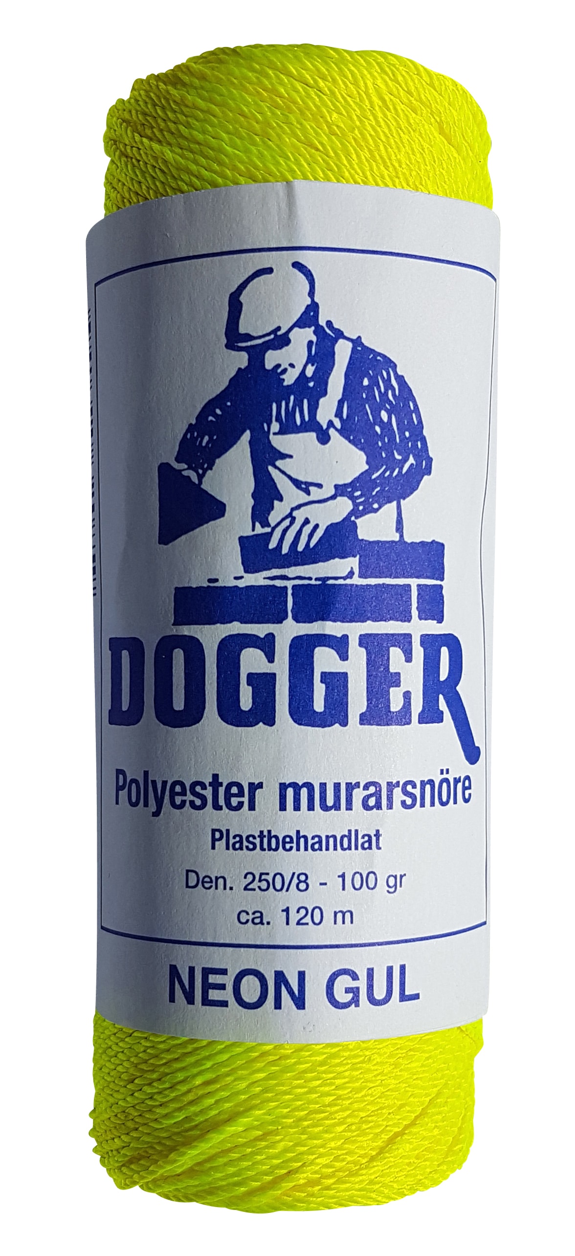 Dogger Polyester 120 m 40 kg Neongul