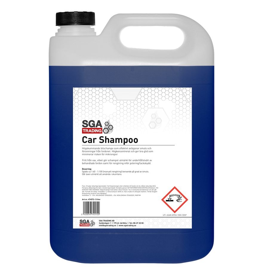 SGA Car Shampoo 5l, bilscampo