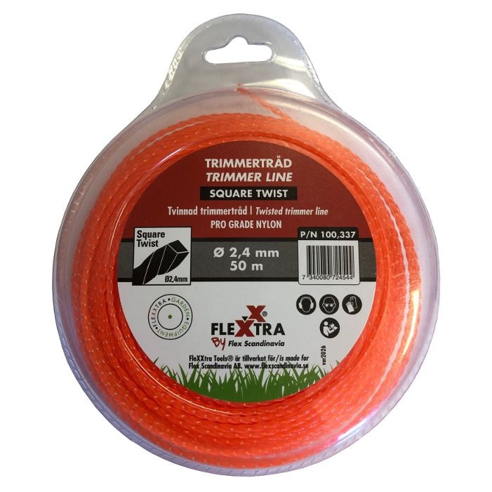 EGO Trimmertråd Twist 2.4mm 50m