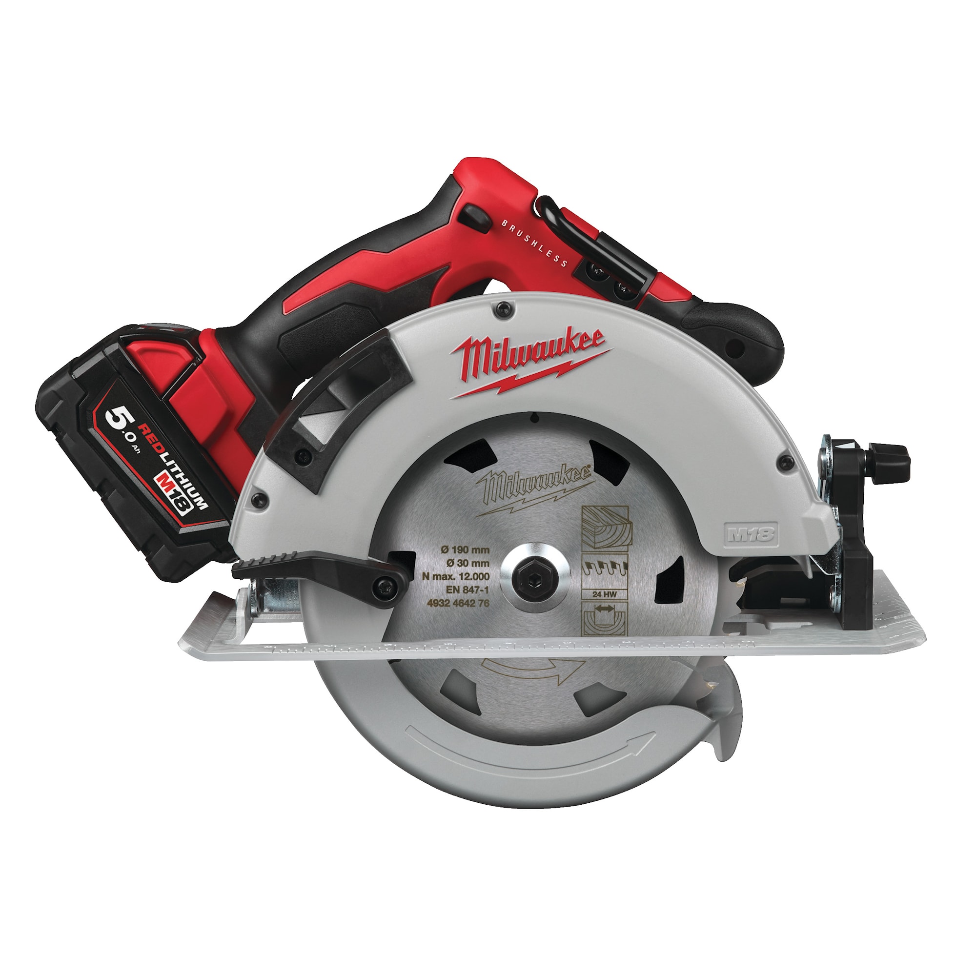 Milwaukee M18 BLCS66-502X Cirkelsåg batteridriven