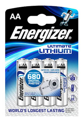 Energizer Lithium AA 4-pakkaus