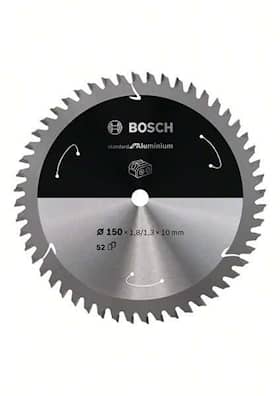 Bosch Standard for Aluminium-sirkelsagblad for batteridrevne sager 150x1,8/1,3x10 T52