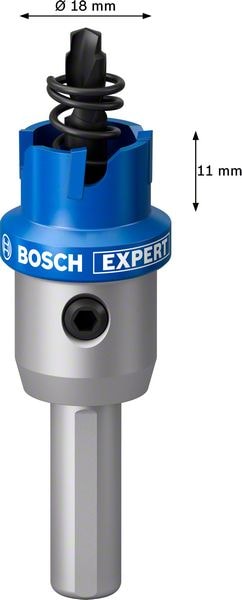 Bosch Reikäsaha Expert metallilevy 18x5mm