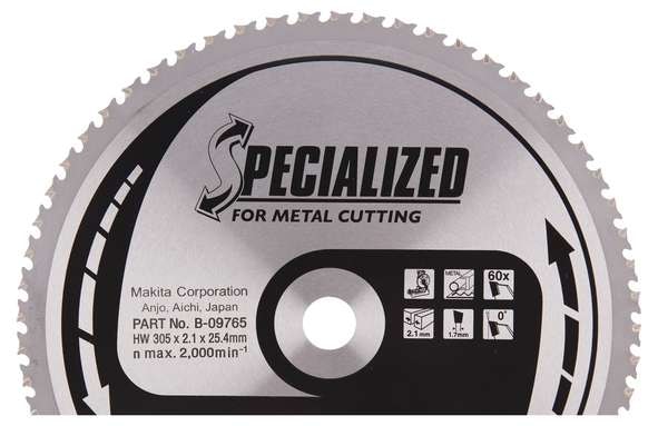 Makita Stålkapklinga B-09765 HM 305x25,4x2,1x60T