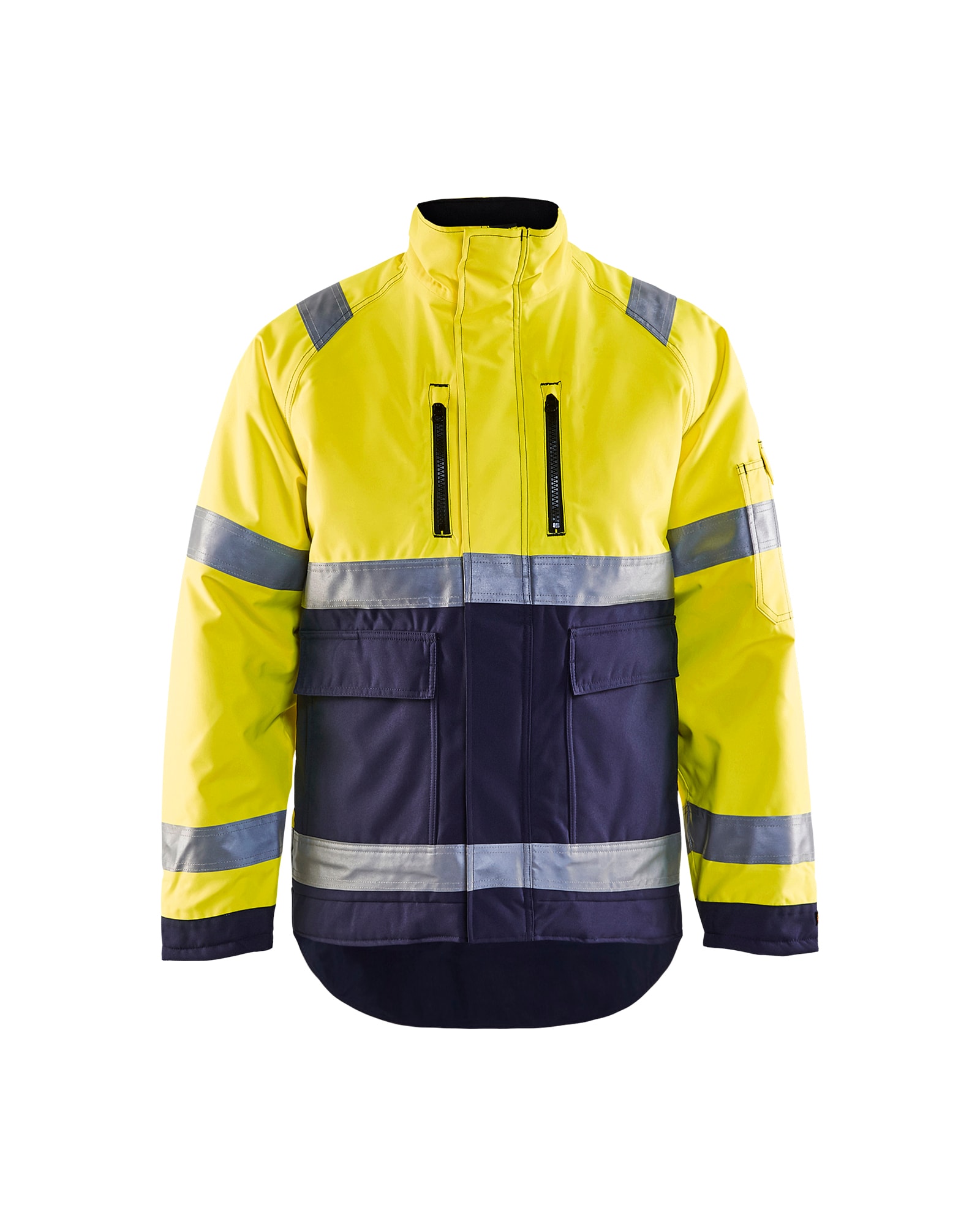 Blåkläder Vinterjakke Varsel - Gul/marineblå - XXXL