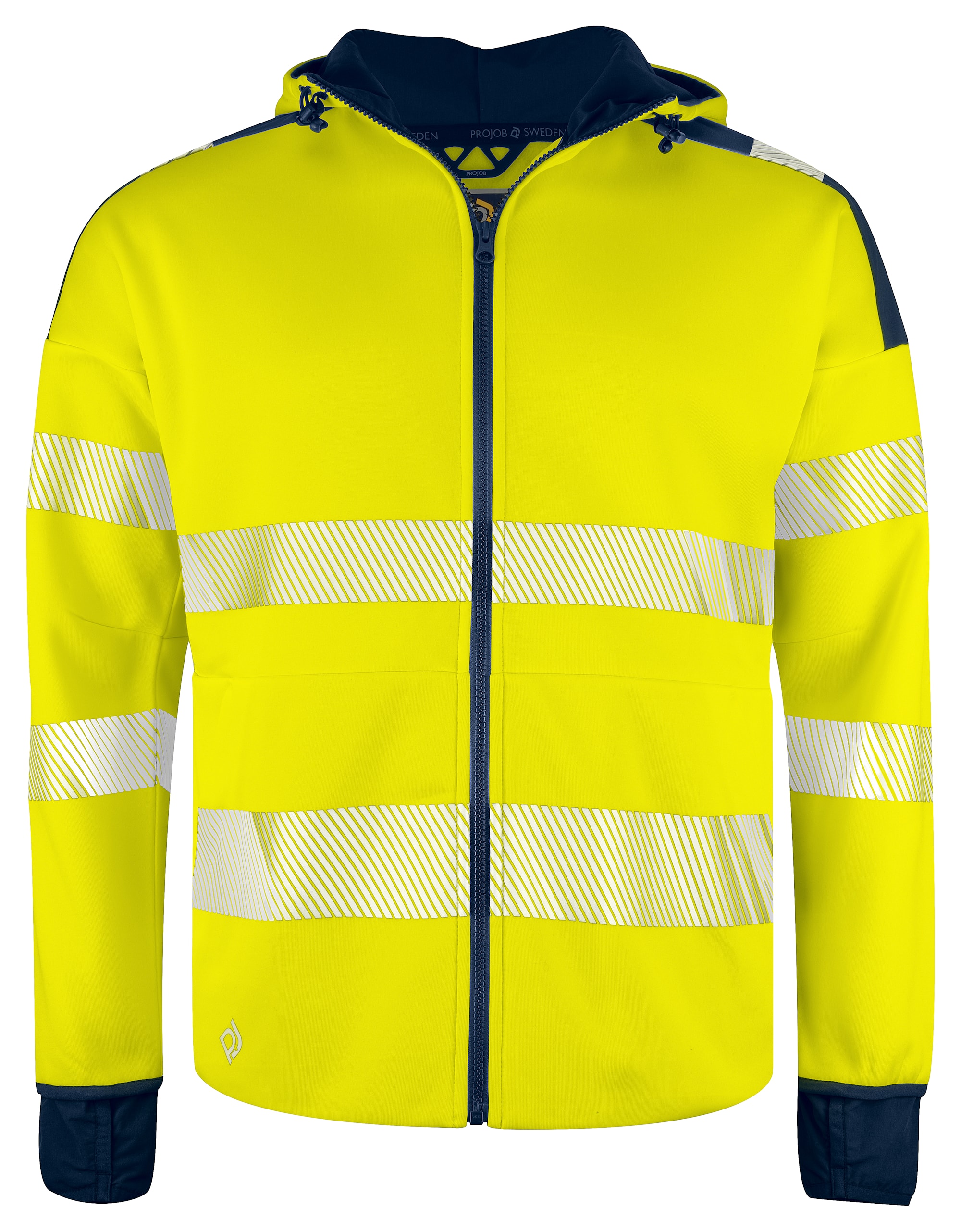 ProJob 6110 Kapuzenjacke En Iso 20471 Klasse 3/2 - Orange/Black - 4XL