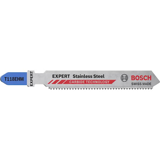 Bosch stikksagblad Expert T118EHM Inox 3 stk