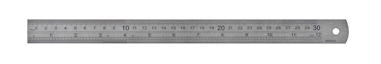 Bahco Steel Rule 200Mm 8Inches SR200-E