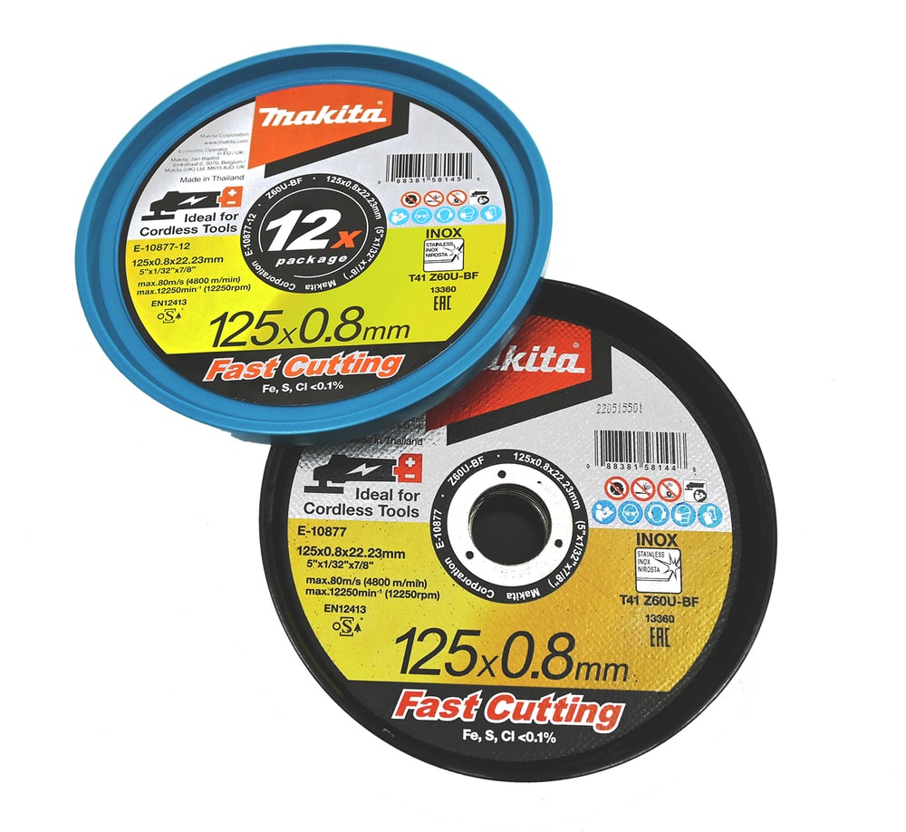 Makita Kapskiva E-10877-12 125x0,8mm 12-pack