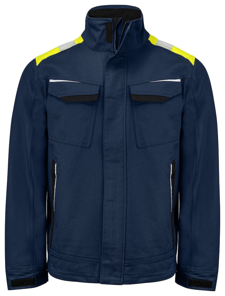 ProJob 5437 Jacke 100% Baumwolle - Black/Yellow - 4XL