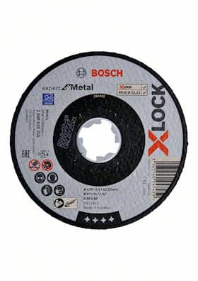 Bosch X-LOCK Expert for Metal, 125 x 2,5 x 22,23, suora katkaisulaikka