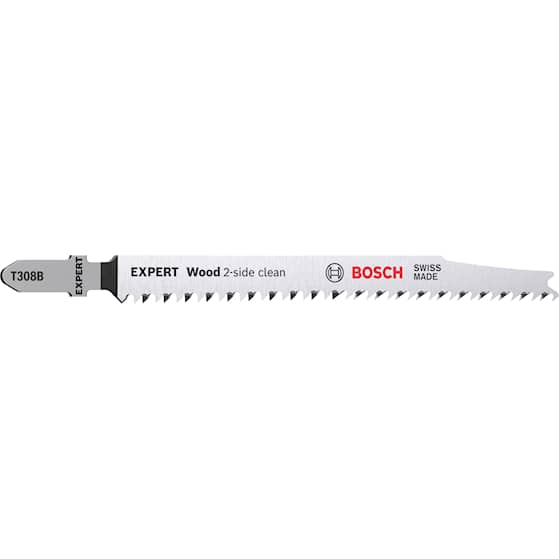 Bosch Sticksågblad Expert ‘Wood 2-side clean’ T 308 B , 100 st