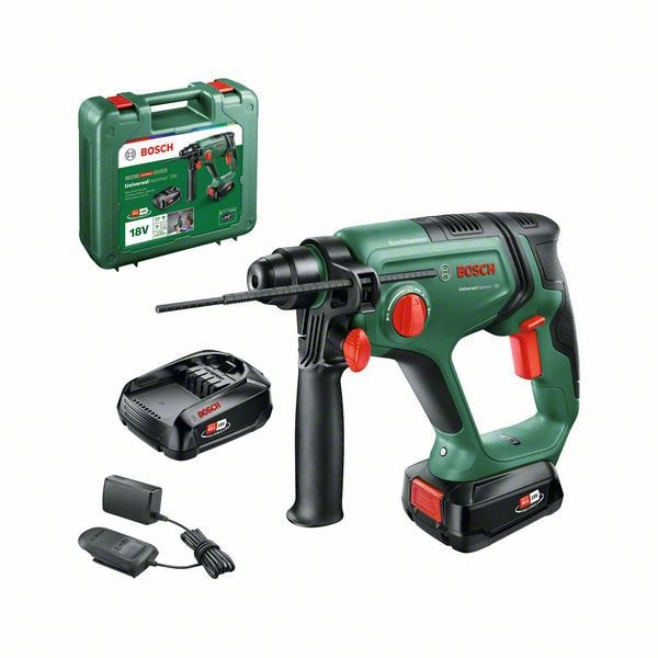 Bosch DIY Poravasara 18V, 2x2,5Ah akkua ja laturi