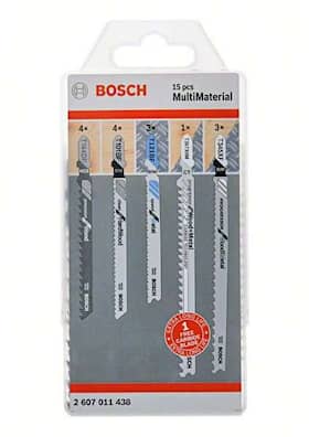 Bosch Sticksågbladsats Multimaterial 15-pack