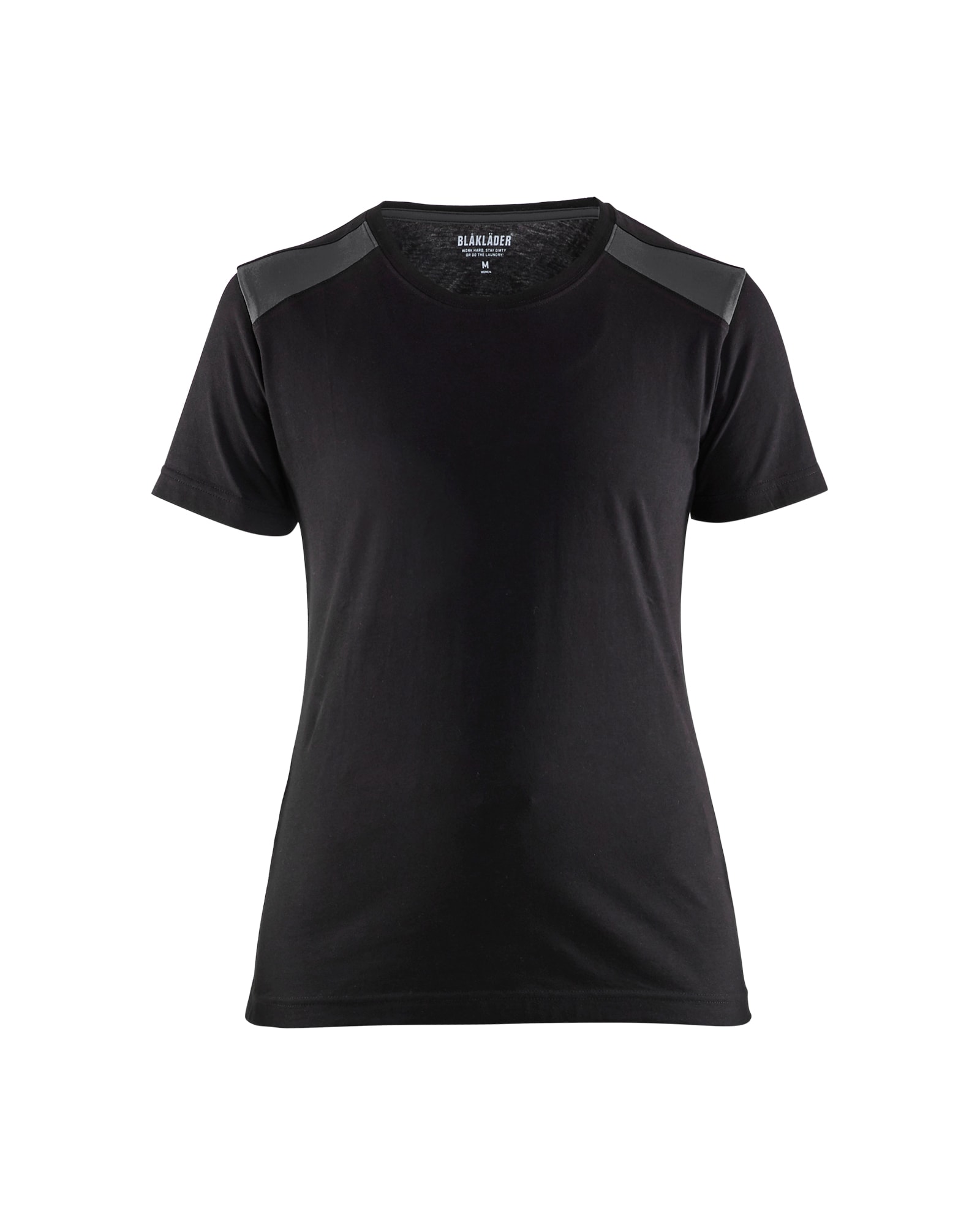 Blåkläder Damen T-Shirt Schwarz/Gelb - S