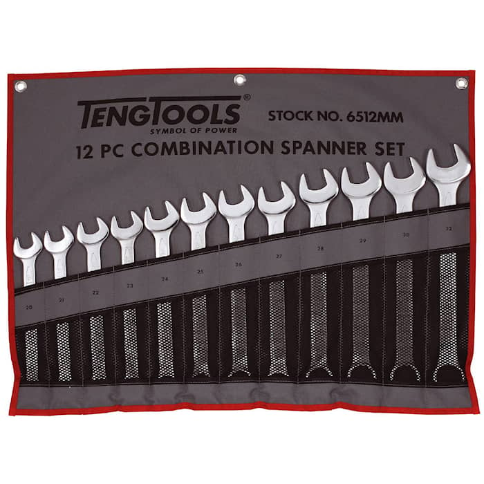 Teng Tools U-ringnyckelsats 6507JAF 1.5/16-1.7/8 7 delar