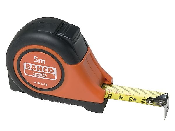 Bahco Målebånd 5M 25Mm Klips Bahco MTB-5-25